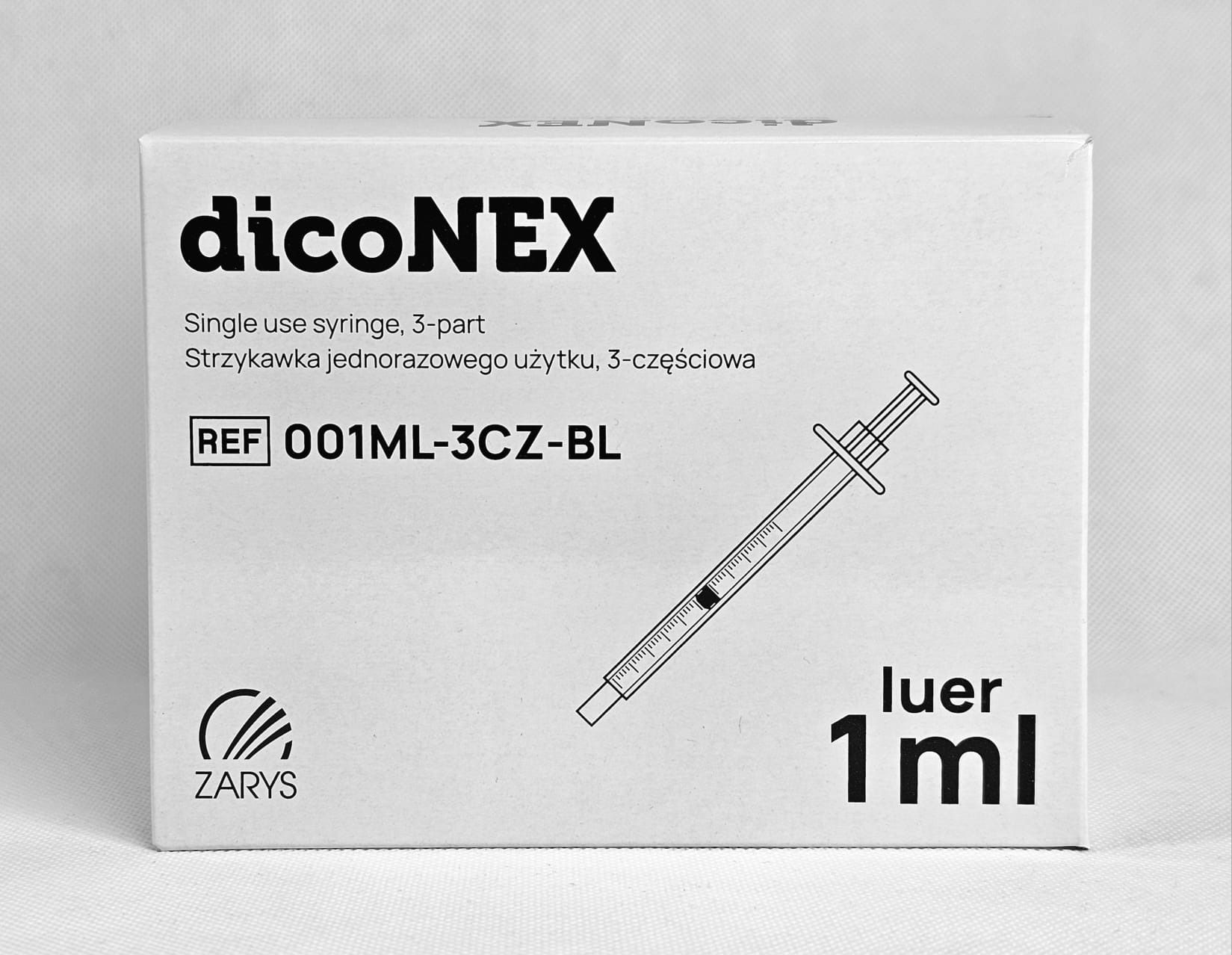 Sterile Spritze i.u. 1ml 3-teilig Luer 100St. discoNEX